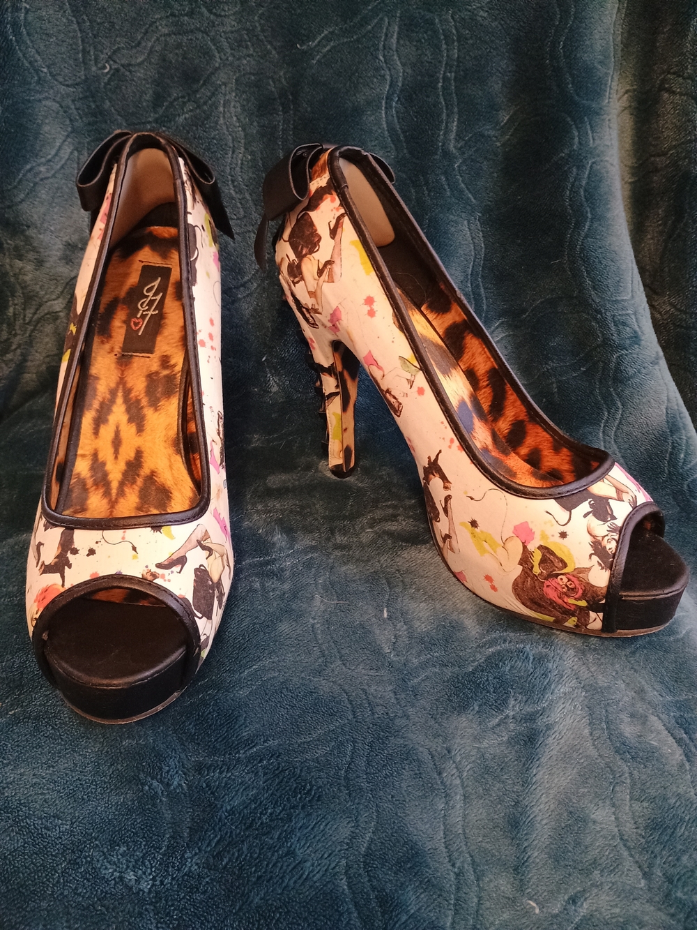 RARE Iron Fist Women’s Peep-Toe High Heel Pumps